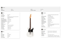 Fender Player II Telecaster Rosewood Fingerboard Polar White Fender Player II Telecaster Rosewood Fingerboard Polar White